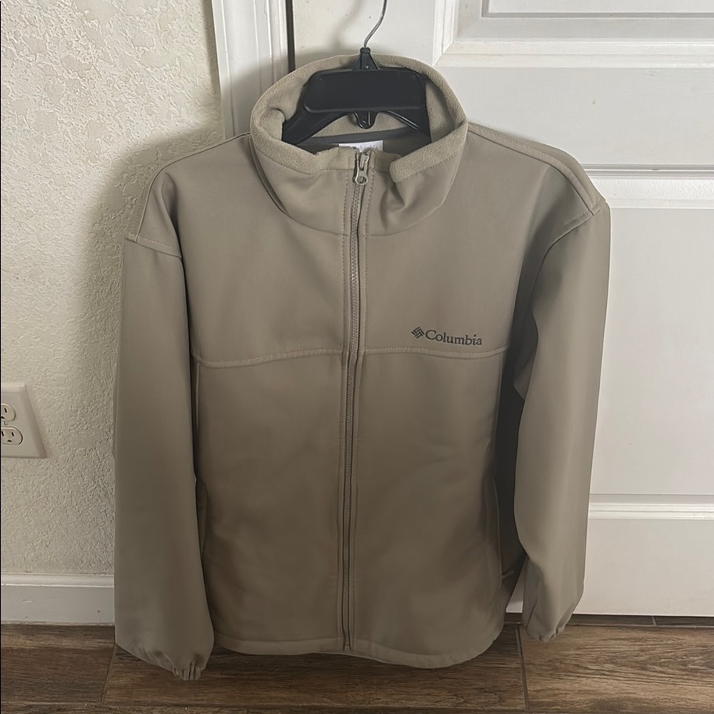 Columbia Beige Full-Zip Jacket for Men